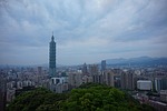city, skyline, taipei