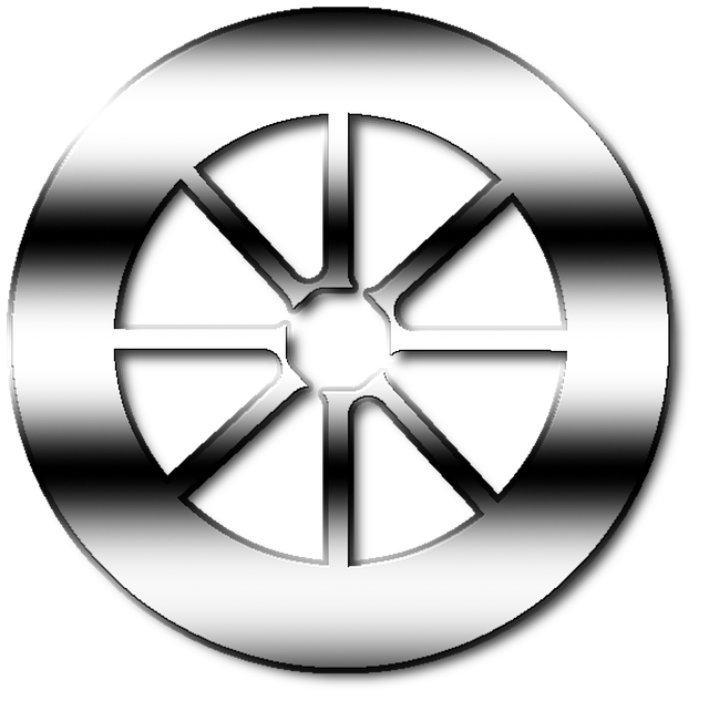 Free wheel hub auto illustration
