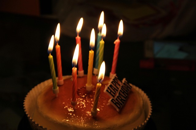 Free Birthday Cake Candle photo and picture