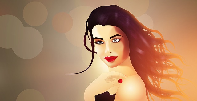 Free vector people glamour beauty illustration