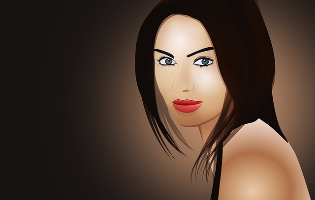 Free vector people portrait girl illustration