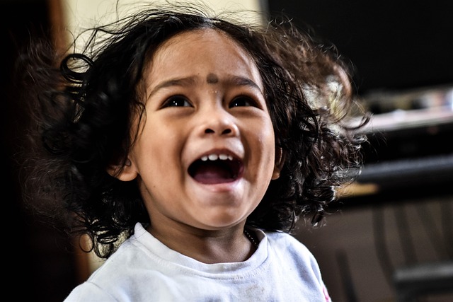 Portret, Schattig, Klein, Jeugd, Kind