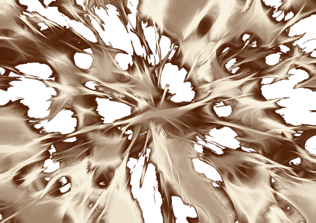 Free abstract colour burst illustration