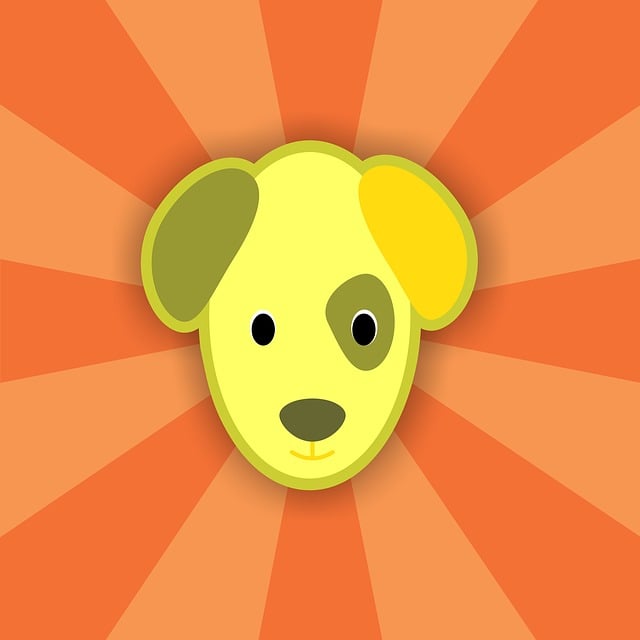 Free adoption animal bark illustration