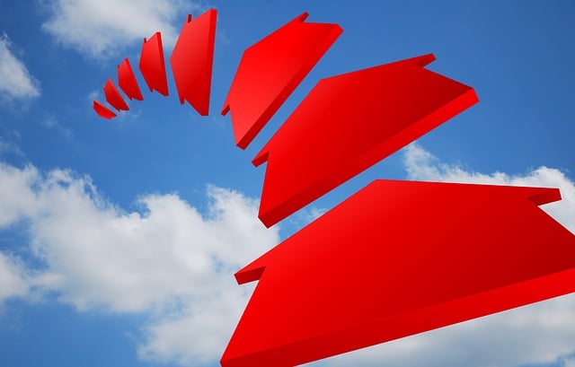 Free air arrow chart illustration
