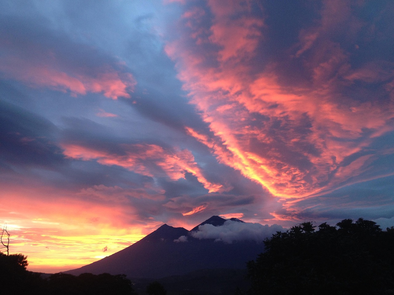 Sunset Guatemala Marvelous Free photo on Pixabay