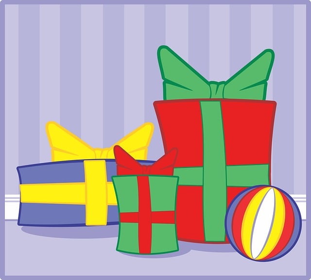 Free background bow box illustration