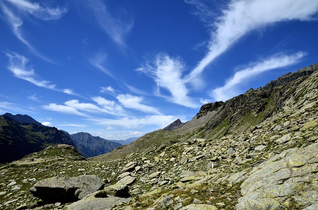 Free Mountain Blue Sky photo and picture