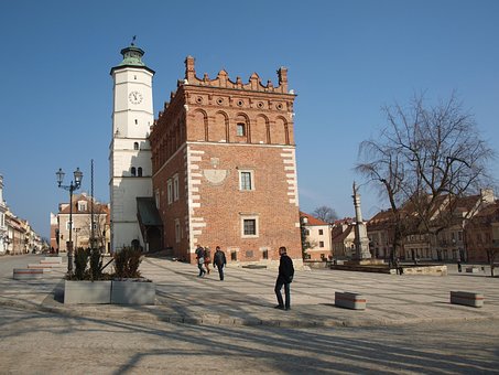 Polska, Sandomierz, Ratusz, Miasto