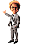 celebrity, caricature, john c