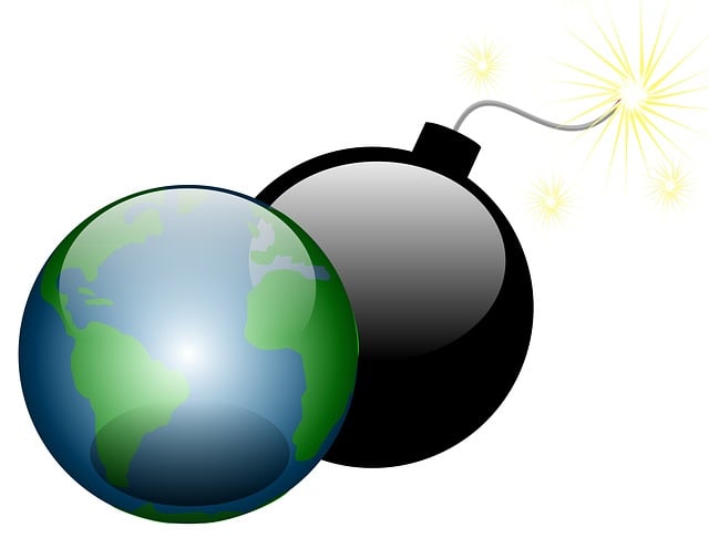 Free destruction america explode illustration