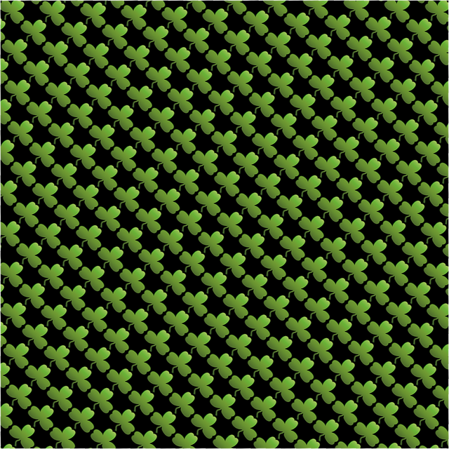 Free st patrick's day background irish wrap shamrocks illustration