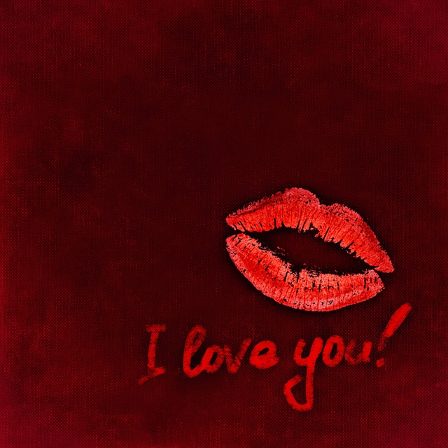 Free love valentine's day background illustration