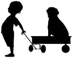 wagon, pet, logos