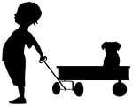 wagon, pet, logos