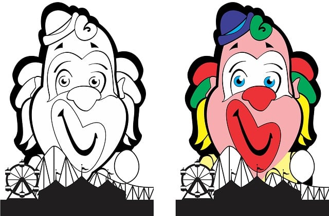 Free amusement canvas carnival illustration