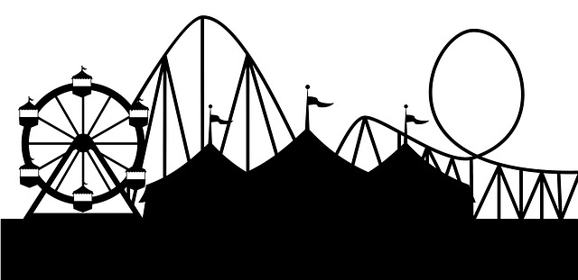 Free fair tent park illustration
