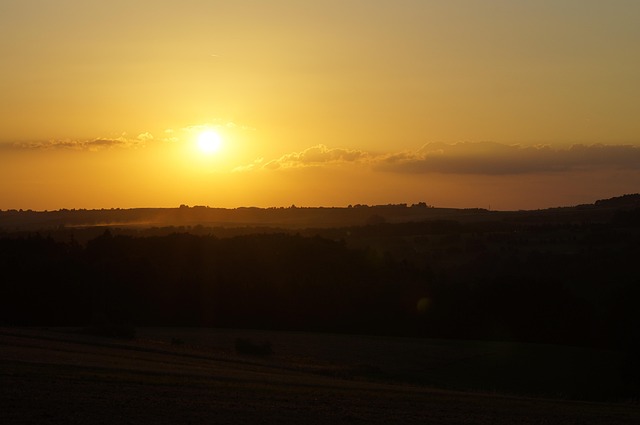 Free Sunset Yellow photo and picture