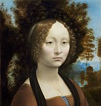 ginevra de' benci, leonardo da vinci, painting