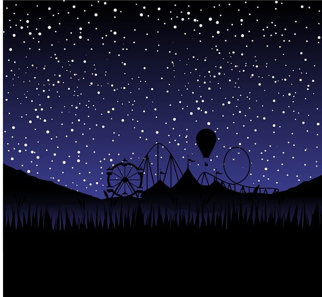 Free circus tent poster illustration