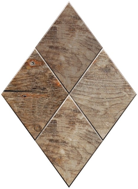 Free diamond shape wood illustration