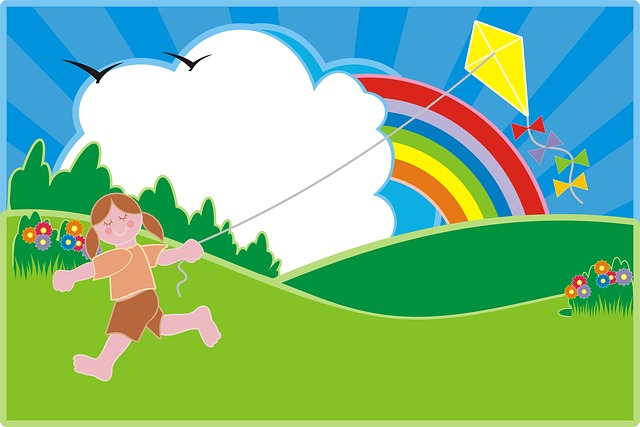 Free hill meadow fly illustration