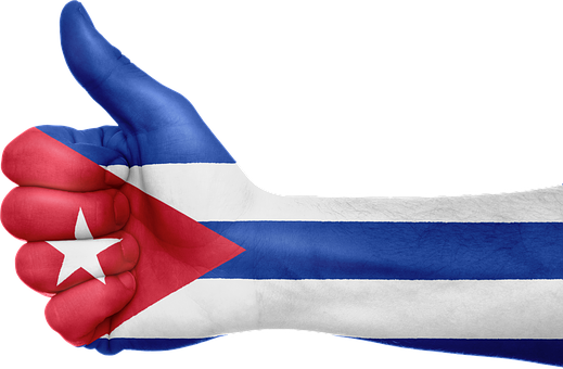 Cuba, Steag, Mână, Naţional, Degete