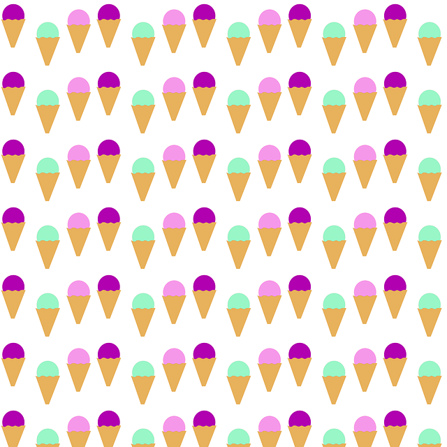 Free icecream nature background illustration
