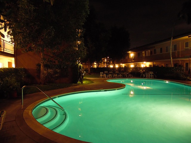 Free Pool Night Swim photo and picture