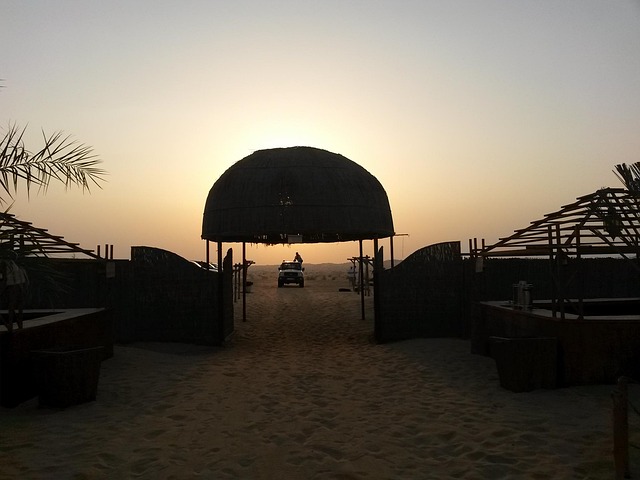 Free Desert Sunset photo and picture