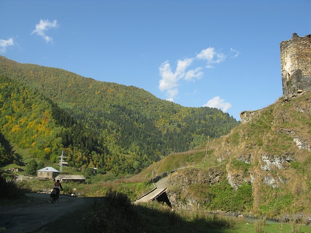 Montañas, Naturaleza, Primavera, Georgia