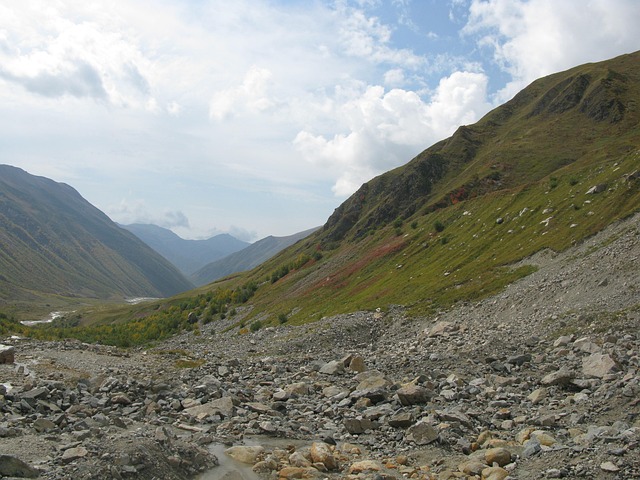 Boca, Río, Georgia, Montañas, Naturaleza