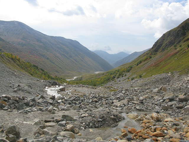 Boca, Río, Georgia, Montañas, Naturaleza