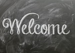 welcome, quote, sign