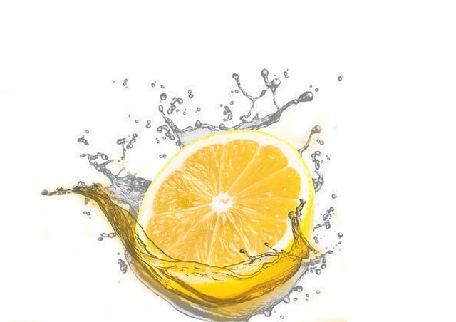 Free lime lemon water illustration