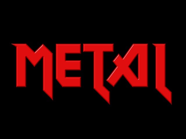 Free metal rock music illustration