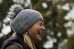 winter, woman, girl