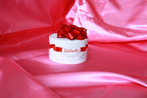 Dulces, Regalo, Rafaello, Bonita, Rosado
