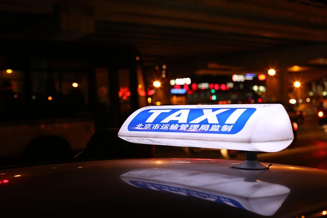 Free Taxi Night photo and picture