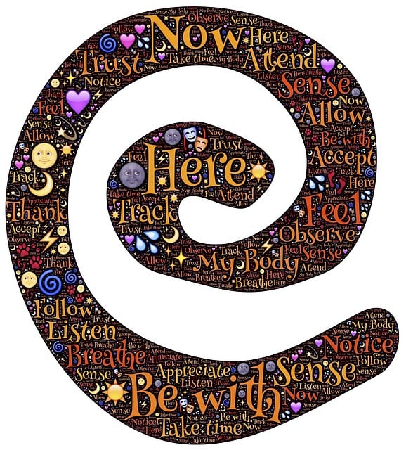 Free spiral sacred symbol illustration