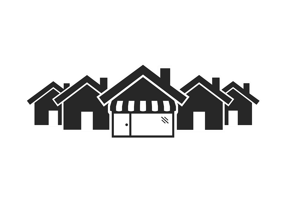 Download Village Shop, Shop, Village. RoyaltyFree Stock Illustration
