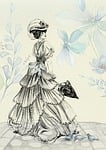 greeting card, vintage, victorian