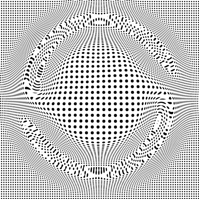 Free illusion form shape illustration