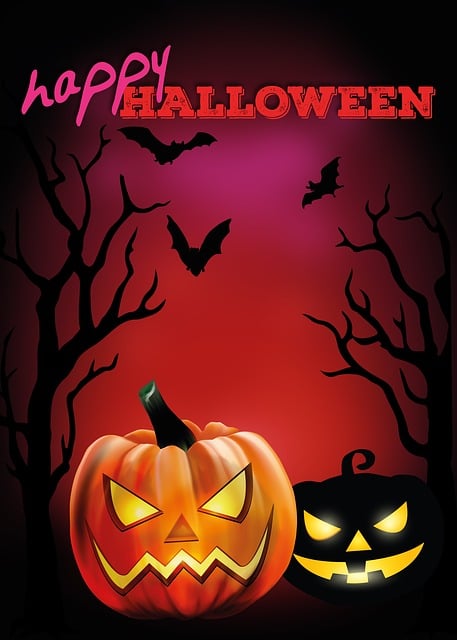Halloween, Grimmig, Rood, Roze, Natuur