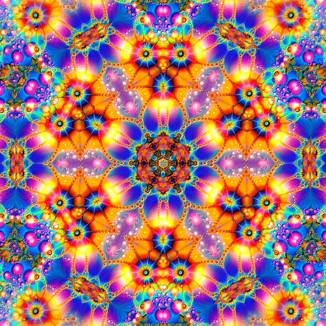 Free picture fractal background image illustration