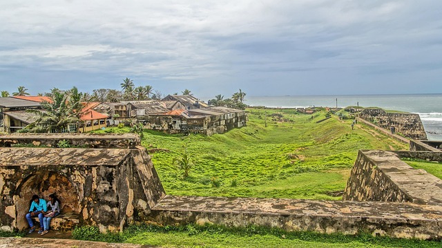 Sri Lanka, Fortaleza, Velho, Bile, Hdr