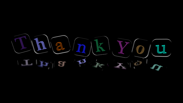 Free Thanks 3D illustration and picture