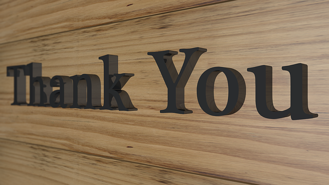 Free Thanks 3D illustration and picture