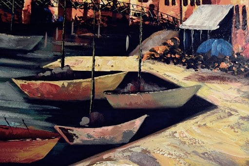Free Boats Fishermen illustration and picture