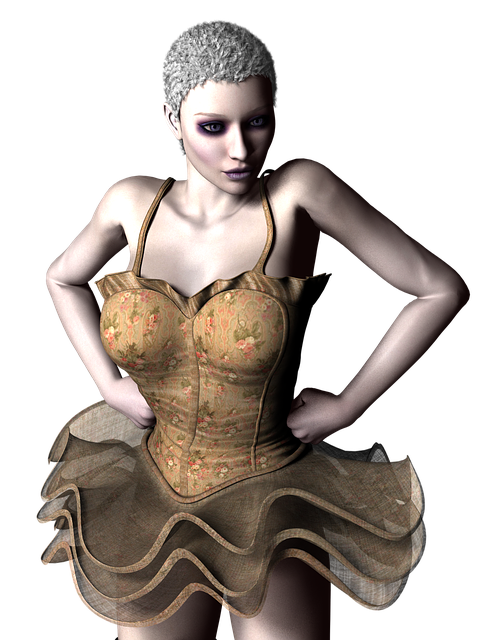 Free dancer woman tutu illustration